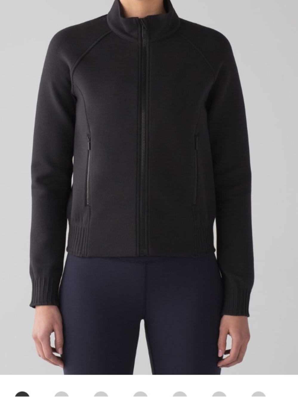 Lululemon Athletica‎ NTS Charcoal Zip-Up Jacket